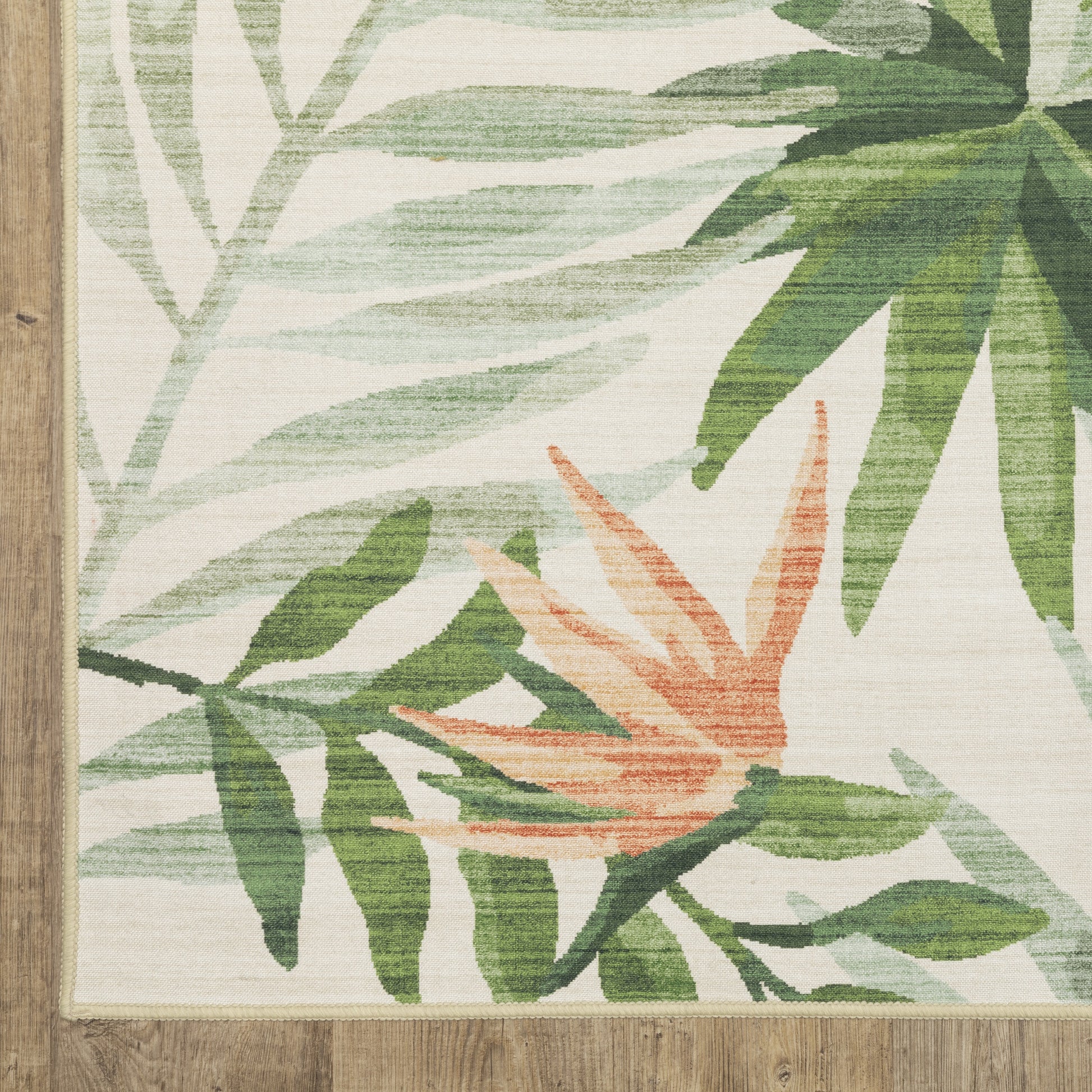 Oriental Weavers Fiji  Beige Green Tropical