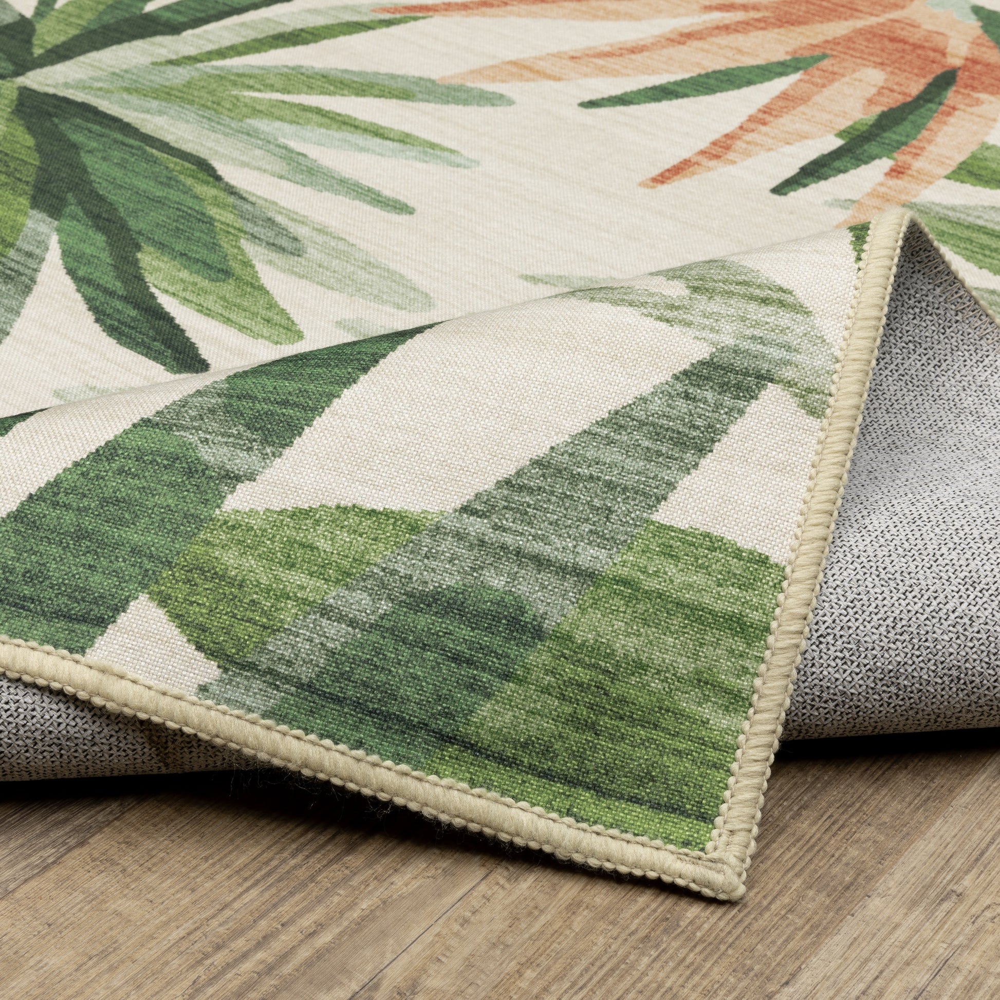 Oriental Weavers Fiji  Beige Green Tropical