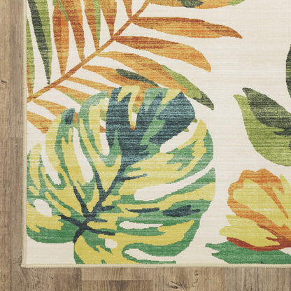 Oriental Weavers Fiji  Beige Multi Tropical