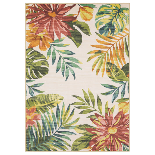 Oriental Weavers Fiji  Beige Multi Tropical