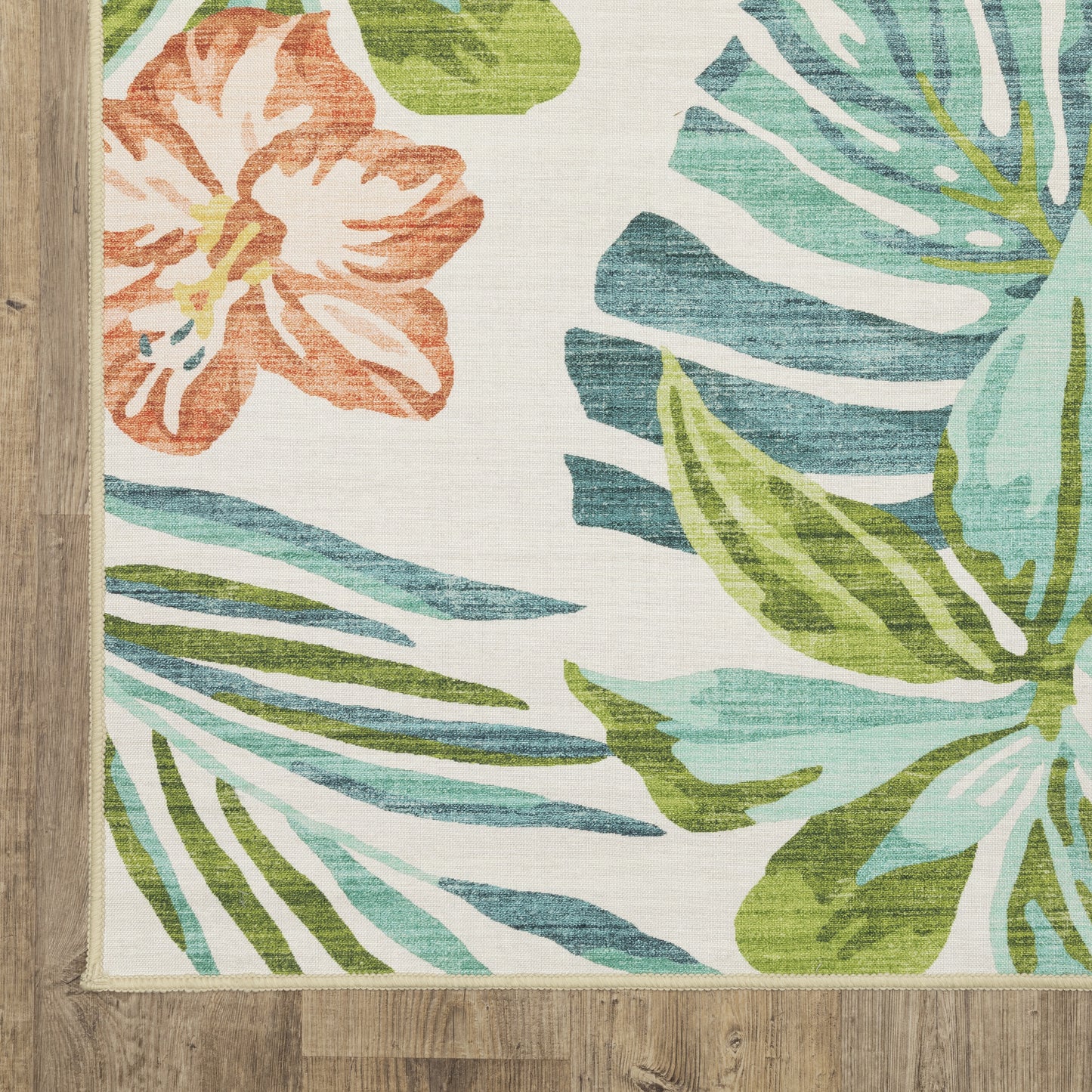 Oriental Weavers Fiji  Pink Blue Tropical