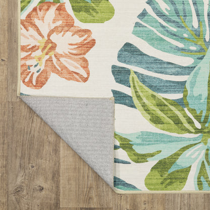 Oriental Weavers Fiji  Pink Blue Tropical