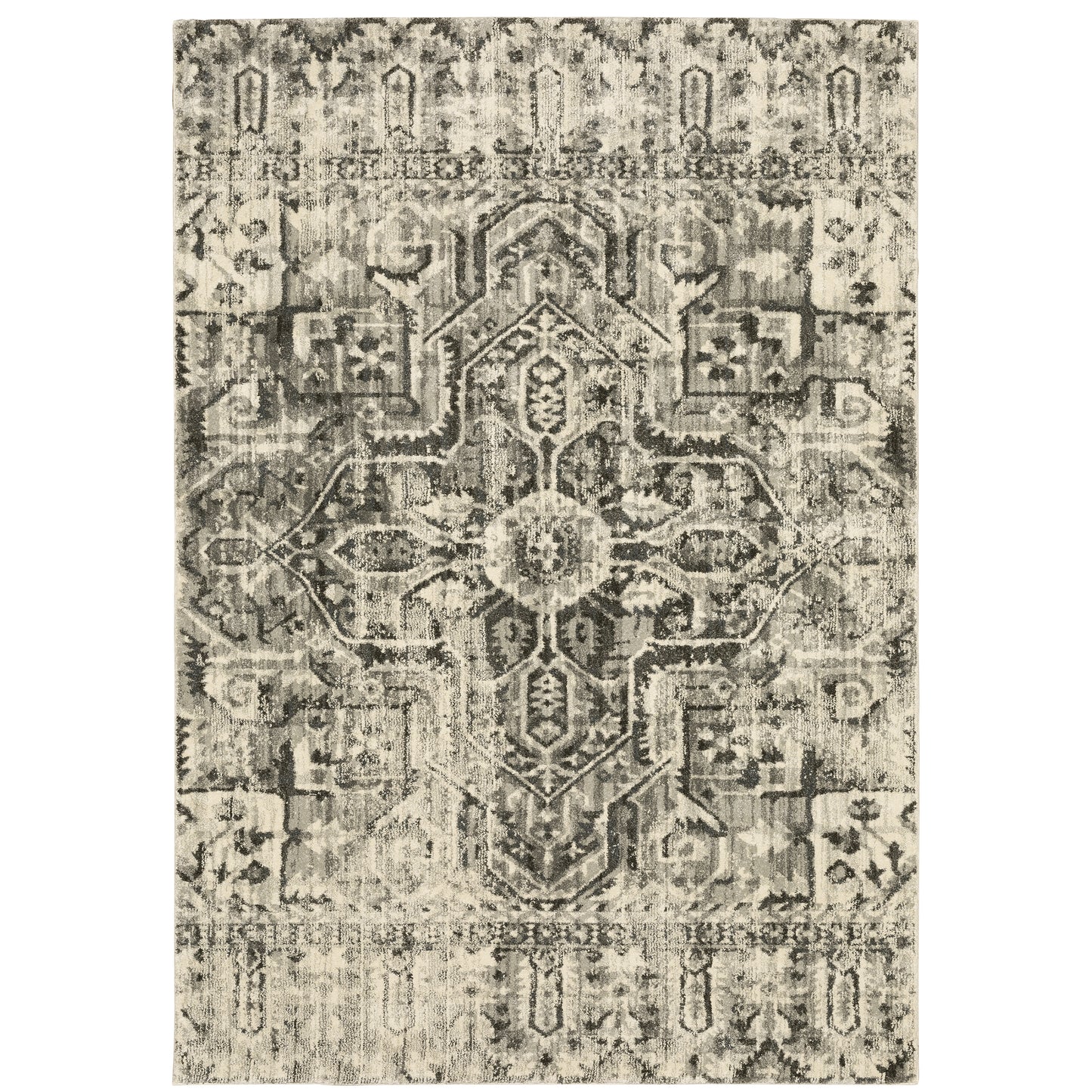Oriental Weavers Florence  Grey Ivory Vintage