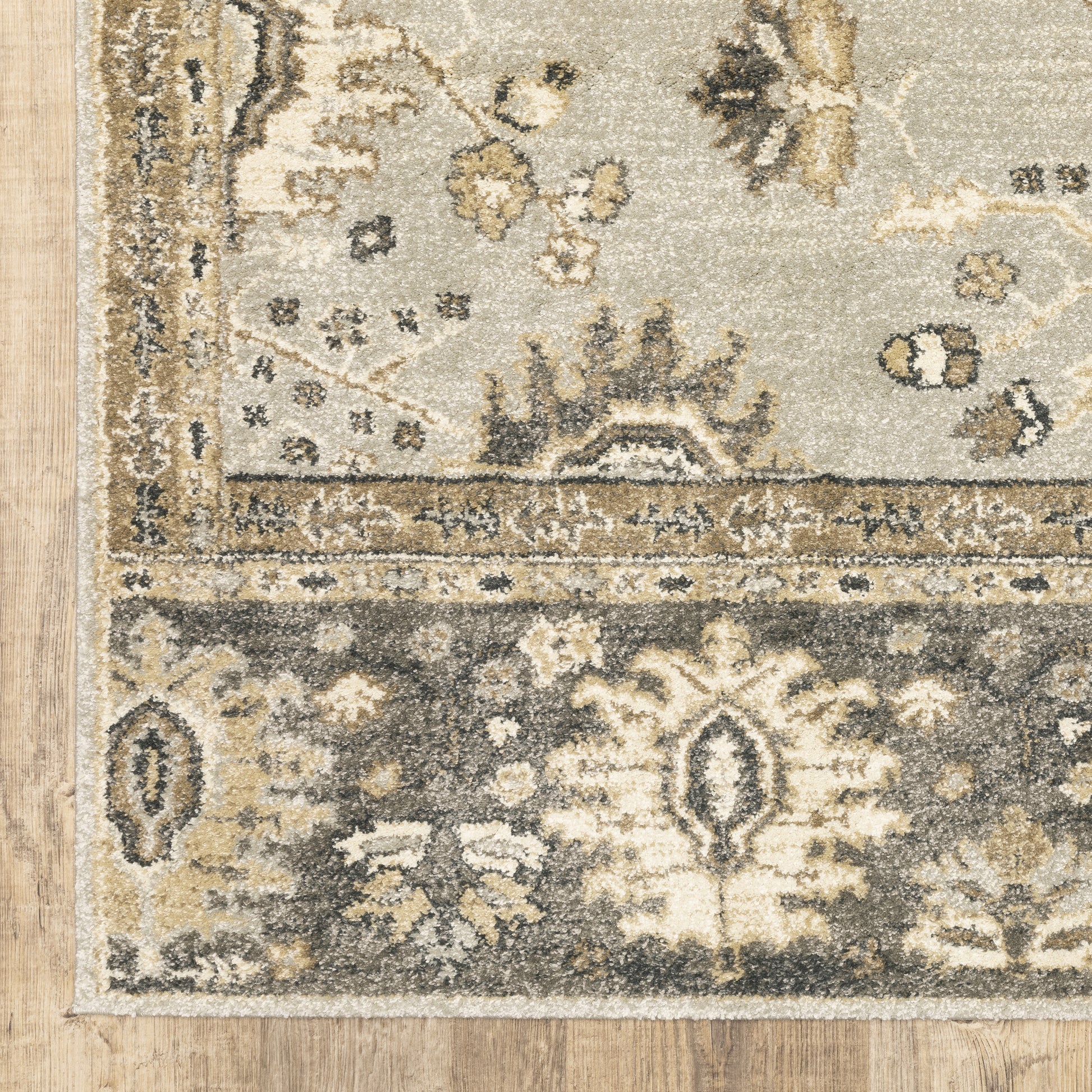 Oriental Weavers Florence  Grey Brown Vintage