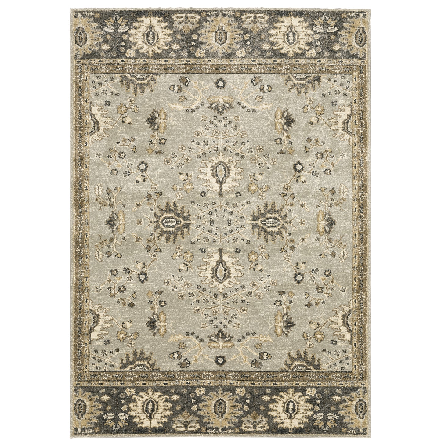 Oriental Weavers Florence  Grey Brown Vintage