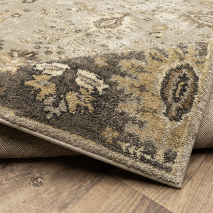 Oriental Weavers Florence  Grey Brown Vintage