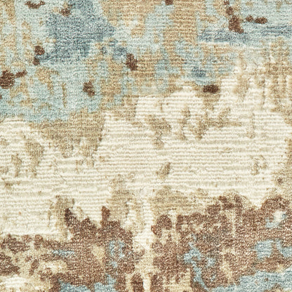 Oriental Weavers Formations  Blue Brown Modern & Contemporary