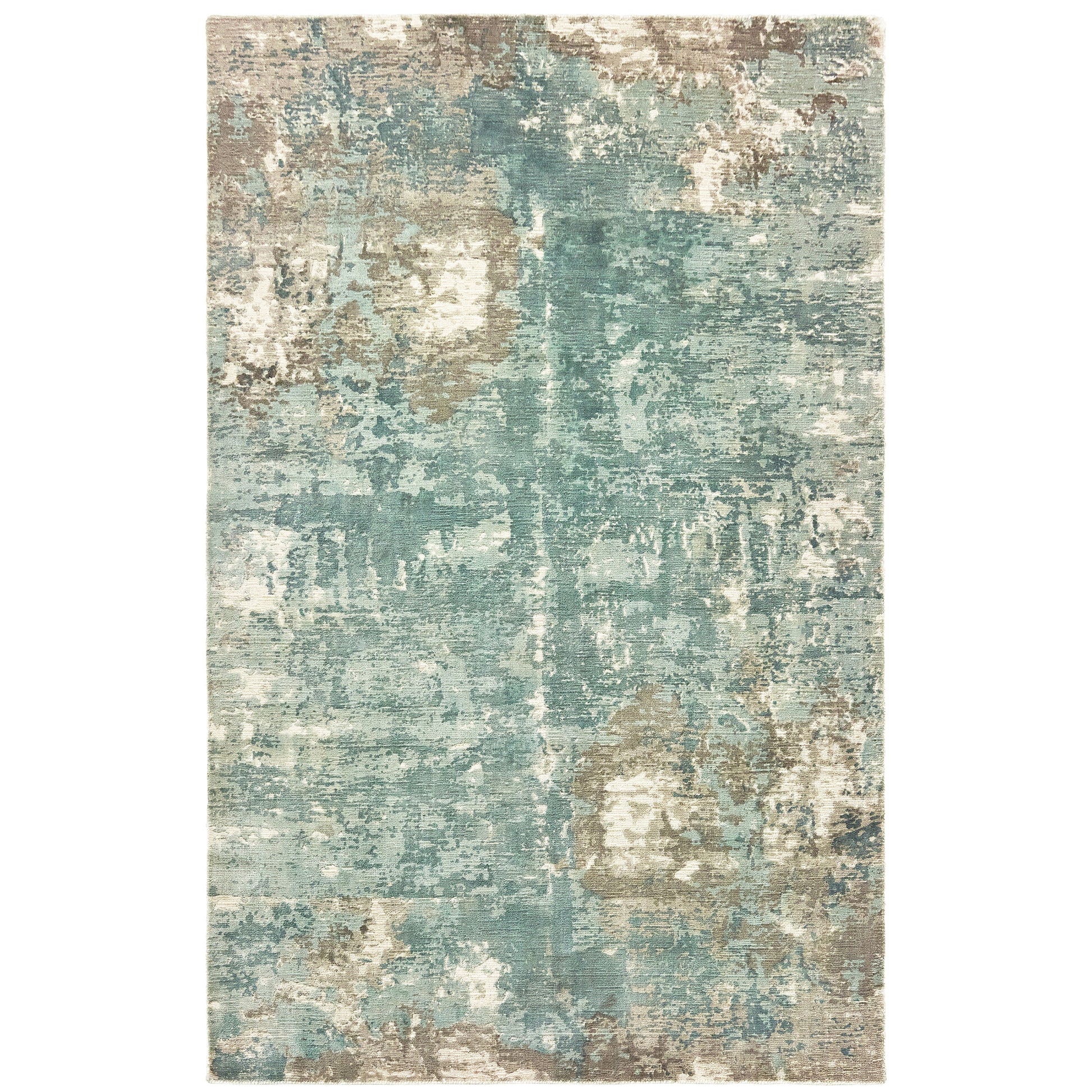 Oriental Weavers Formations  Blue Grey Modern & Contemporary