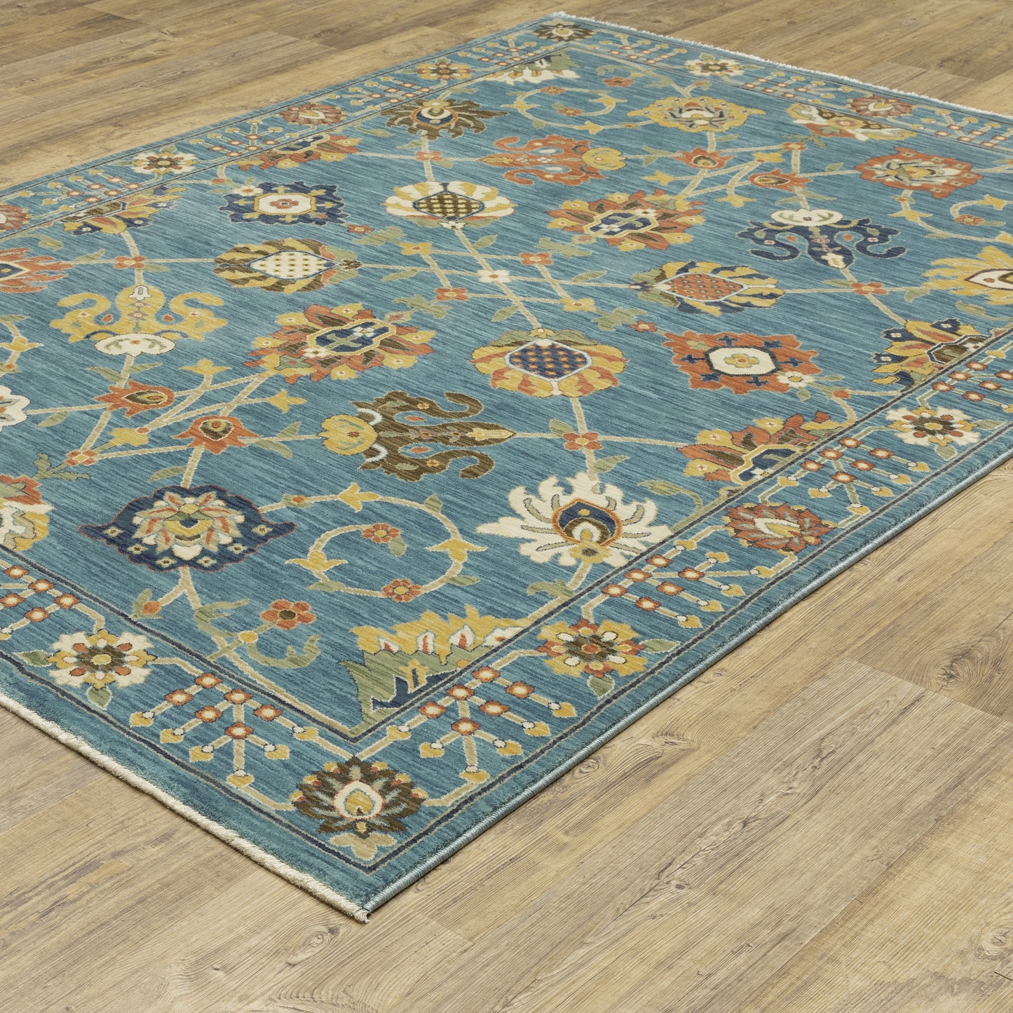Oriental Weavers Francesca  Blue Multi-colored Traditional