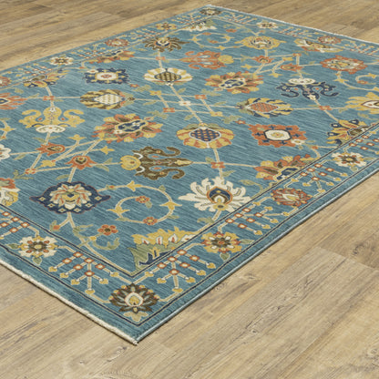 Oriental Weavers Francesca  Blue Multi-colored Traditional