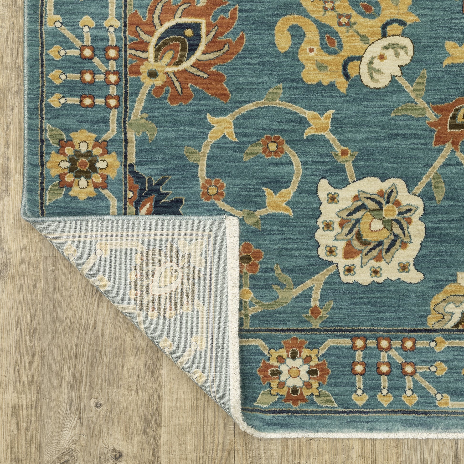 Oriental Weavers Francesca  Blue Multi-colored Traditional