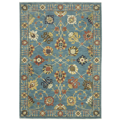 Oriental Weavers Francesca  Blue Multi-colored Traditional