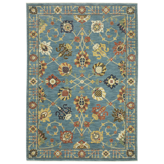 Oriental Weavers Francesca  Blue Multi-colored Traditional