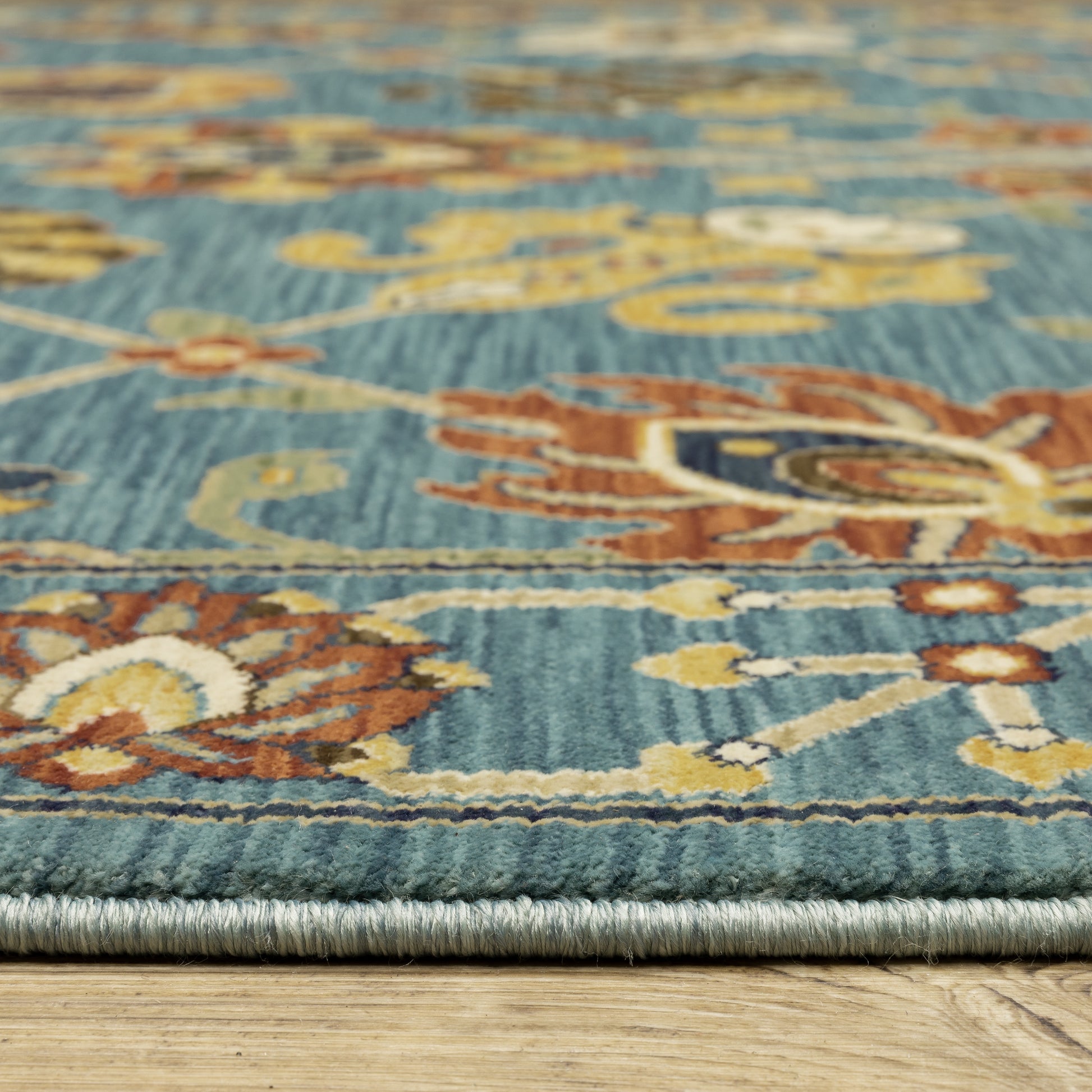 Oriental Weavers Francesca  Blue Multi-colored Traditional