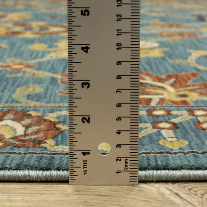 Oriental Weavers Francesca  Blue Multi-colored Traditional