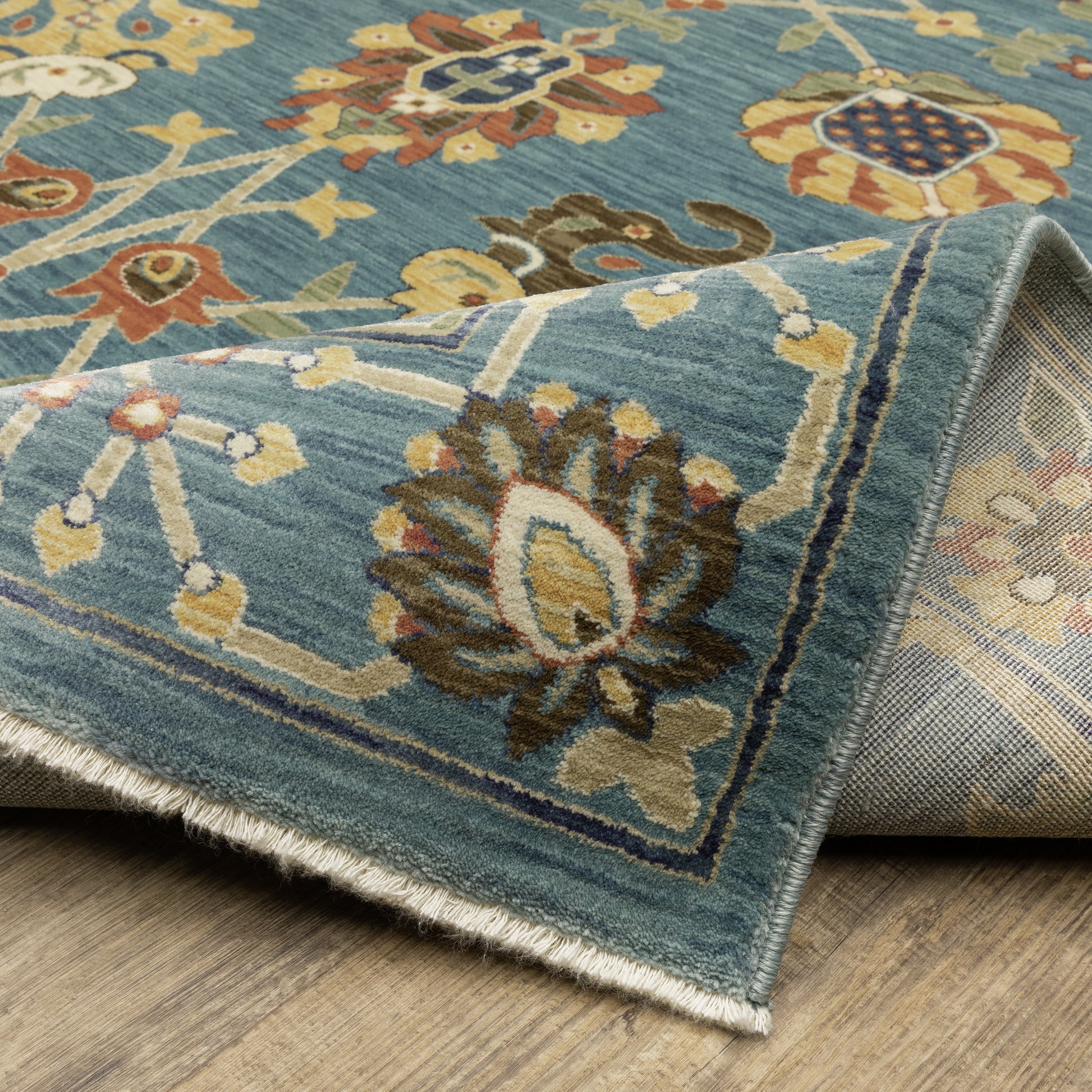 Oriental Weavers Francesca  Blue Multi-colored Traditional