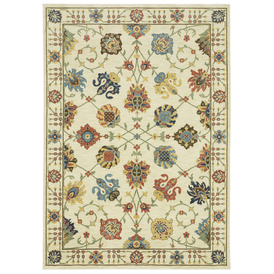 Oriental Weavers Francesca  Ivory Multi-colored Traditional