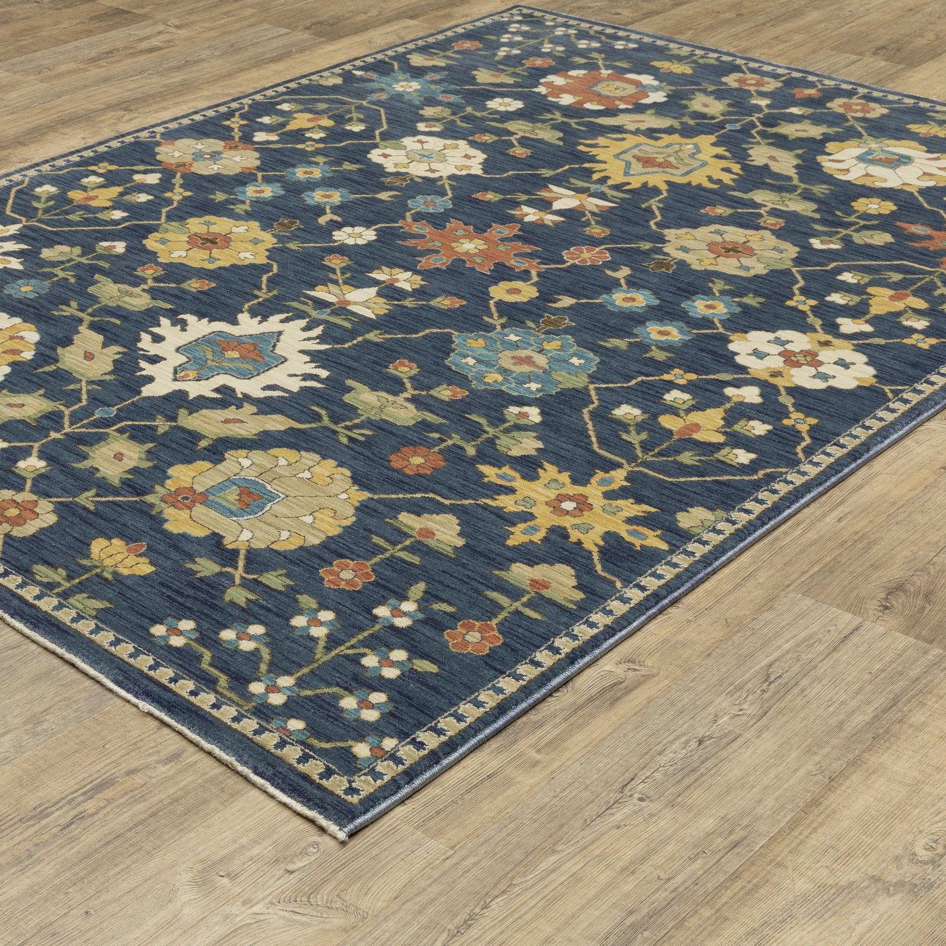 Oriental Weavers Francesca  Blue Multi-colored Traditional