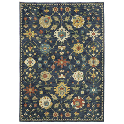 Oriental Weavers Francesca  Blue Multi-colored Traditional