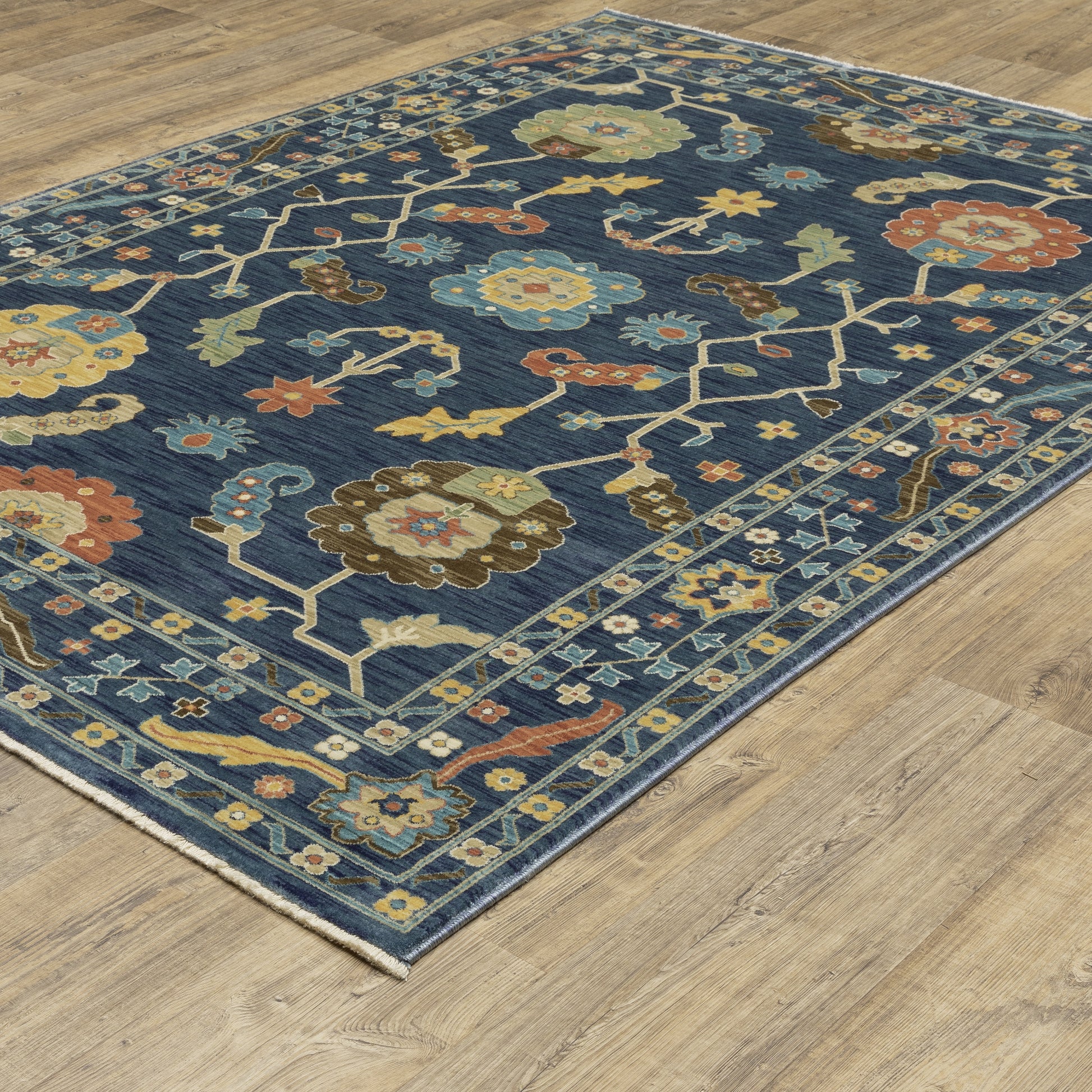 Oriental Weavers Francesca  Blue Multi-colored Traditional