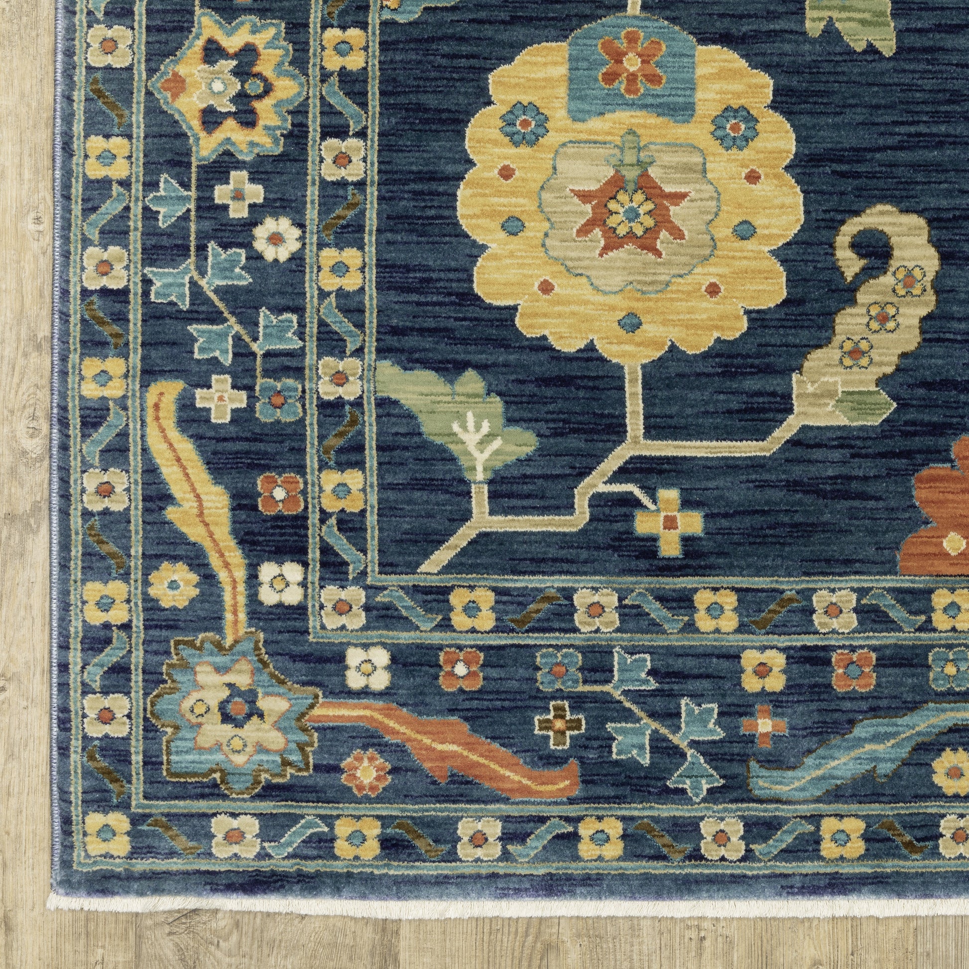 Oriental Weavers Francesca  Blue Multi-colored Traditional