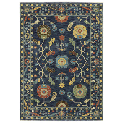 Oriental Weavers Francesca  Blue Multi-colored Traditional