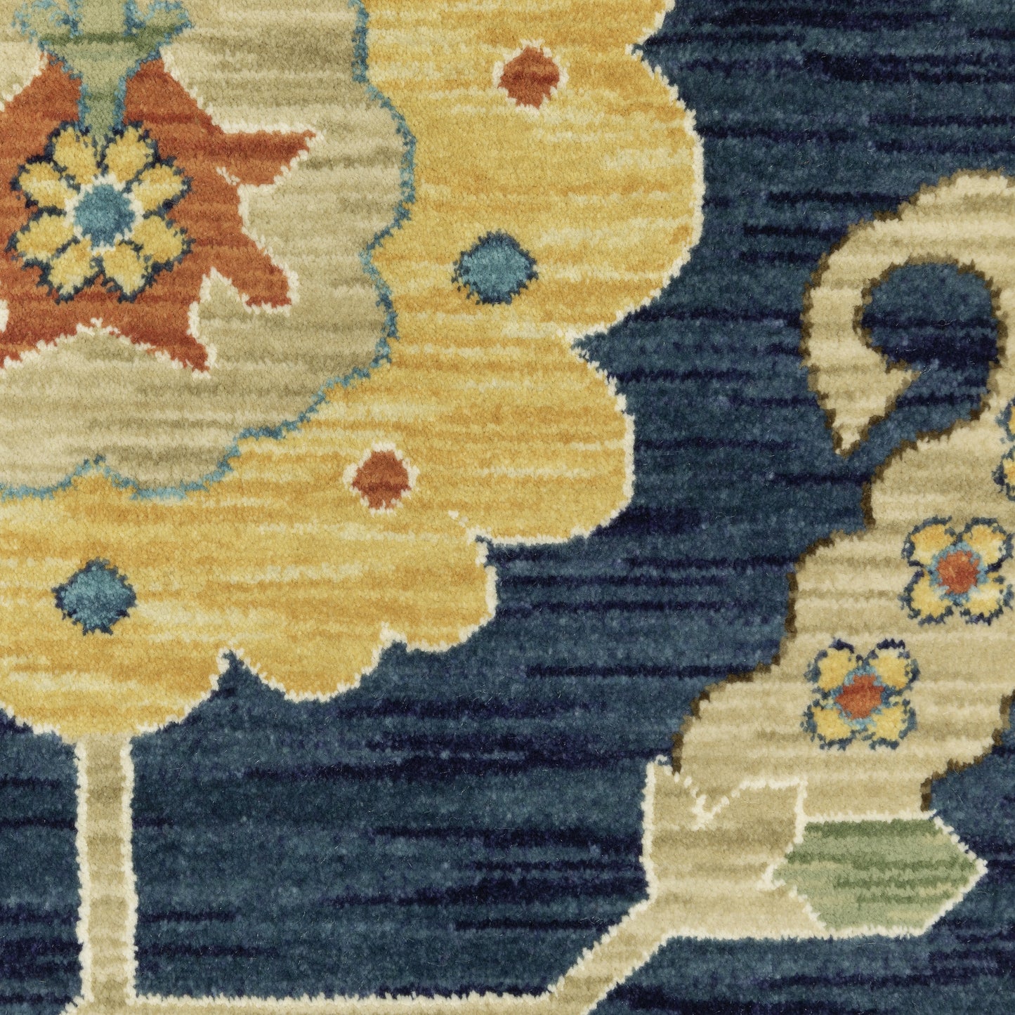 Oriental Weavers Francesca  Blue Multi-colored Traditional