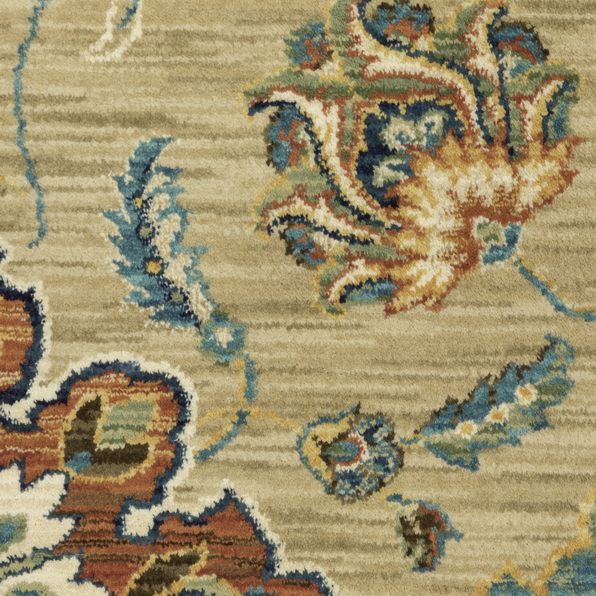 Oriental Weavers Francesca  Tan Rust Traditional