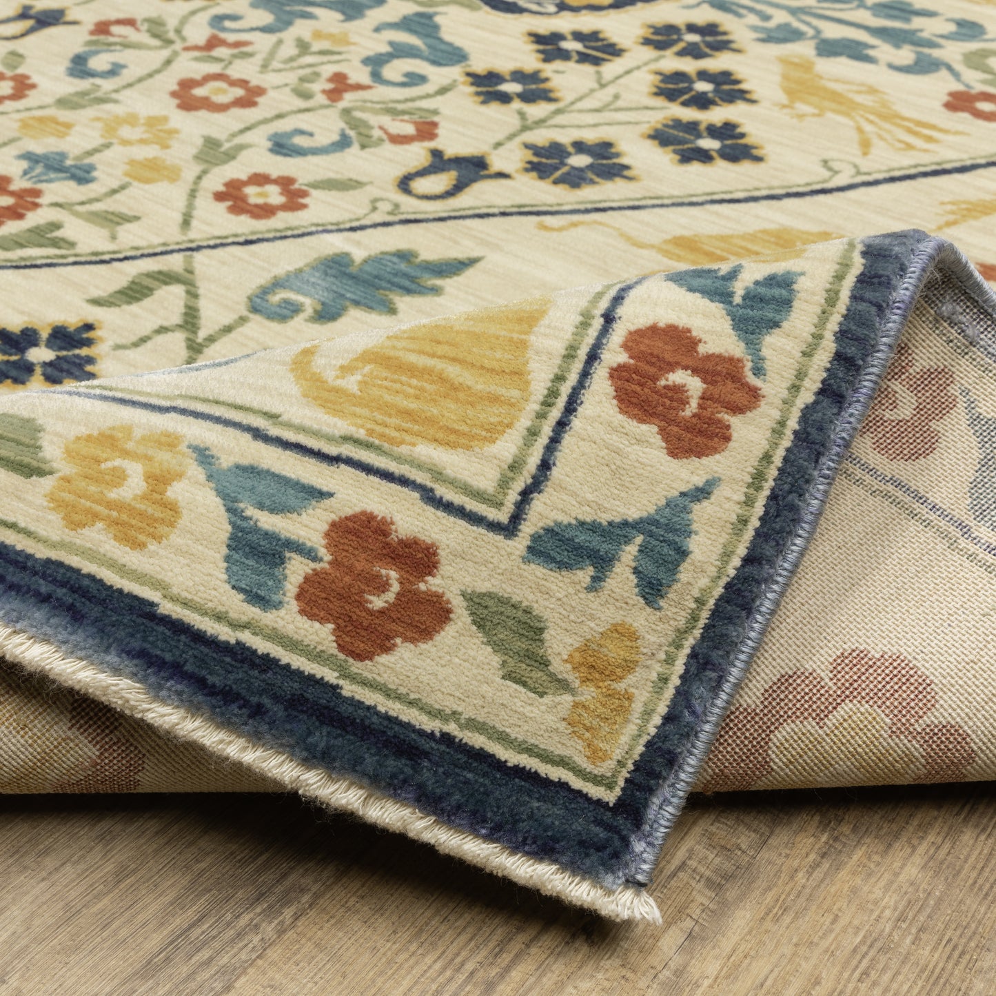 Oriental Weavers Francesca  Ivory Blue Traditional