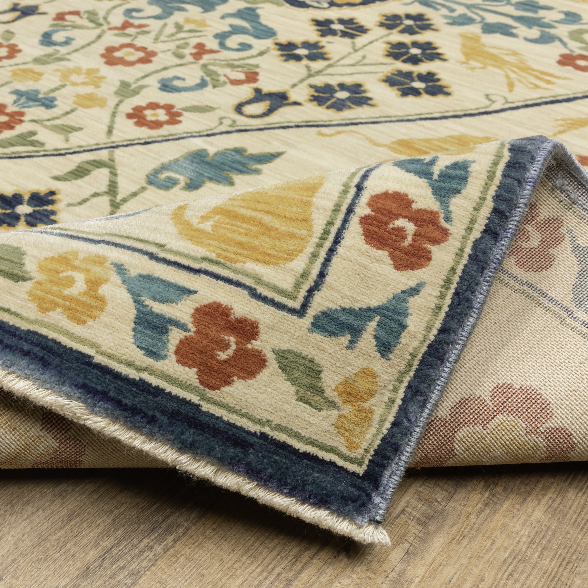 Oriental Weavers Francesca  Ivory Blue Traditional