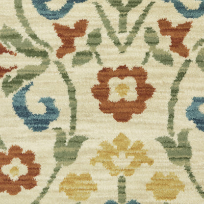 Oriental Weavers Francesca  Ivory Blue Traditional