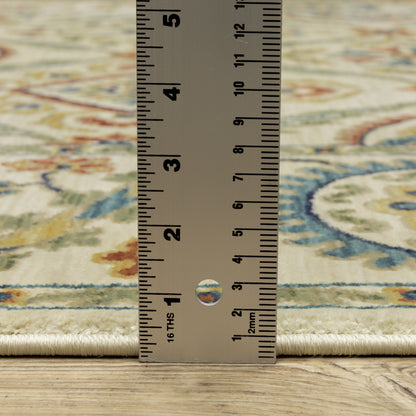 Oriental Weavers Francesca  Ivory Blue Traditional