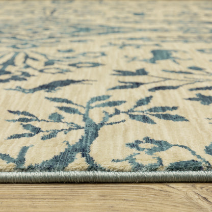 Oriental Weavers Francesca  Ivory Blue Traditional