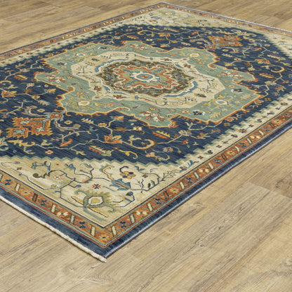 Oriental Weavers Francesca  Blue Beige Traditional