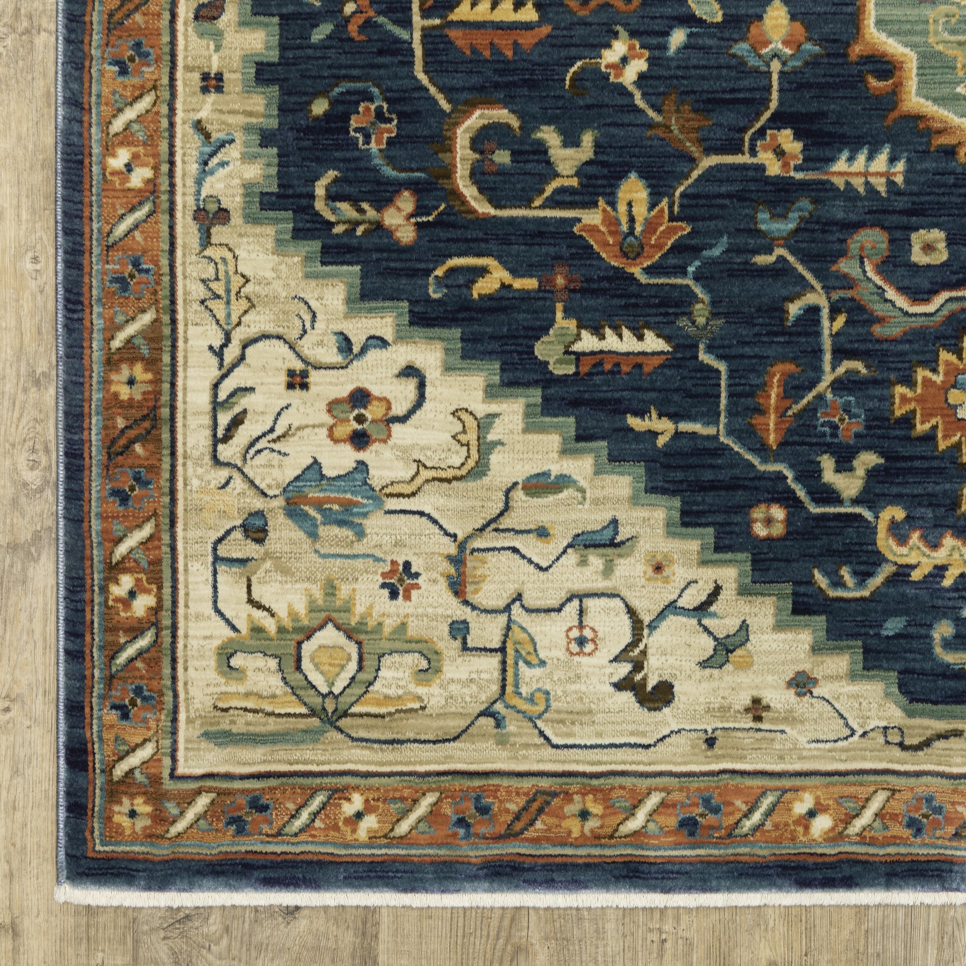 Oriental Weavers Francesca  Blue Beige Traditional