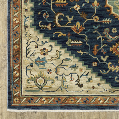 Oriental Weavers Francesca  Blue Beige Traditional