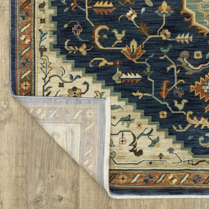 Oriental Weavers Francesca  Blue Beige Traditional