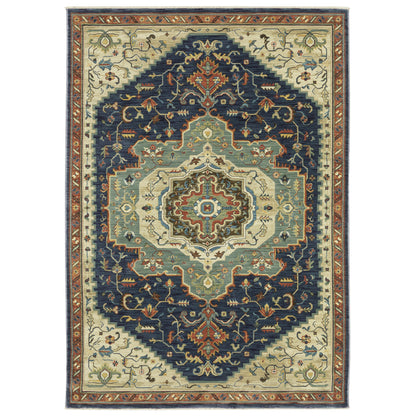 Oriental Weavers Francesca  Blue Beige Traditional