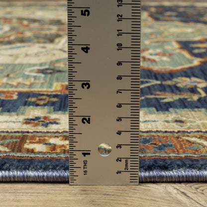 Oriental Weavers Francesca  Blue Beige Traditional