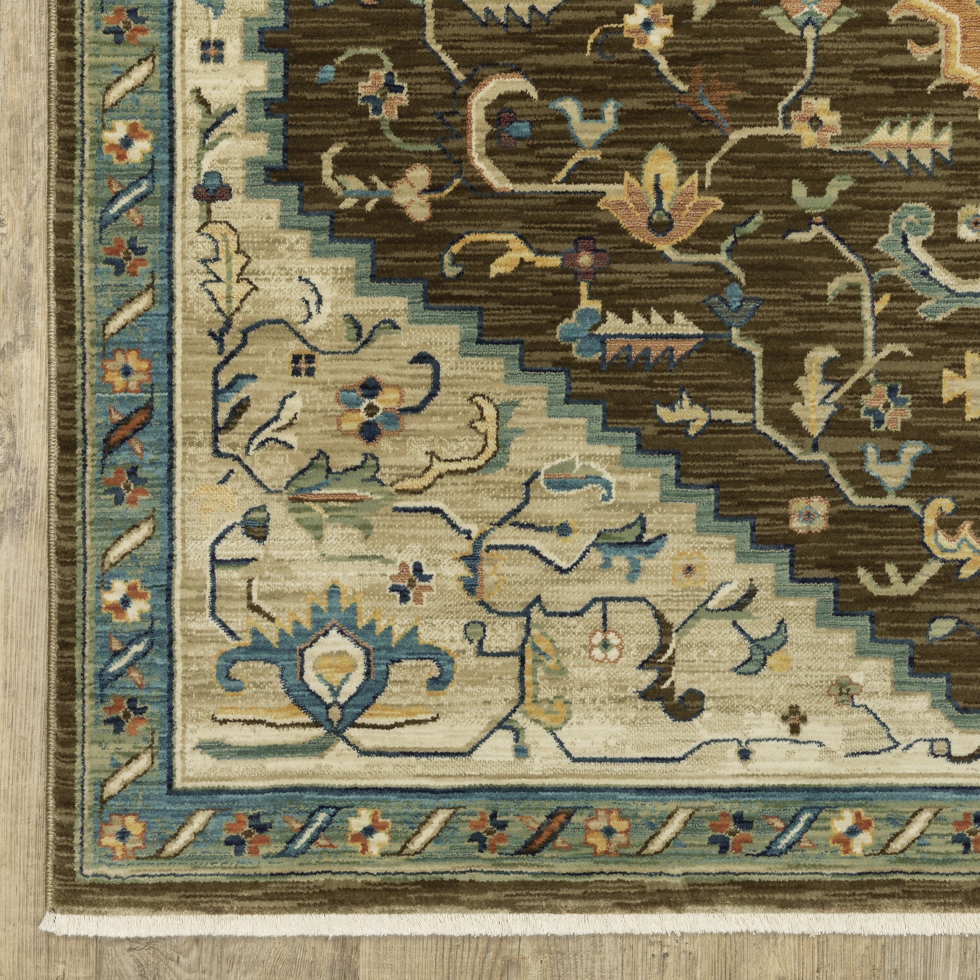 Oriental Weavers Francesca  Brown Orange Traditional