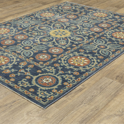 Oriental Weavers Francesca  Blue Orange Traditional