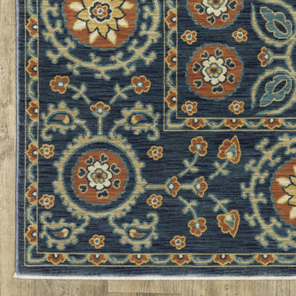 Oriental Weavers Francesca  Blue Orange Traditional