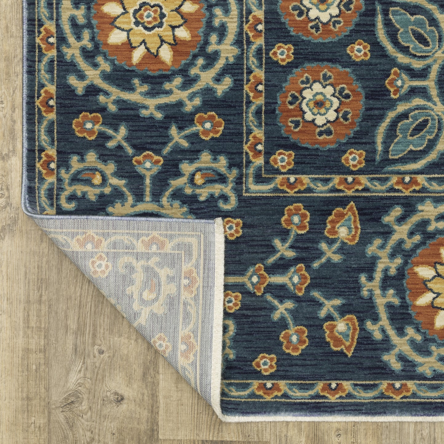 Oriental Weavers Francesca  Blue Orange Traditional