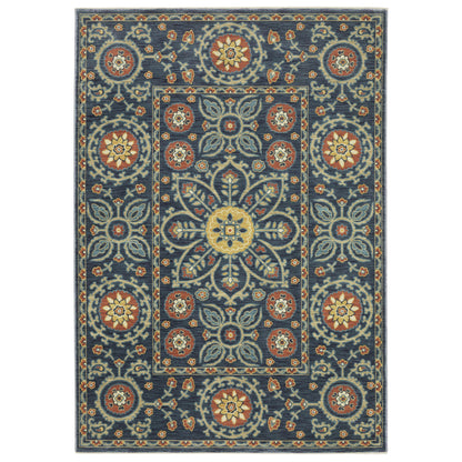 Oriental Weavers Francesca  Blue Orange Traditional