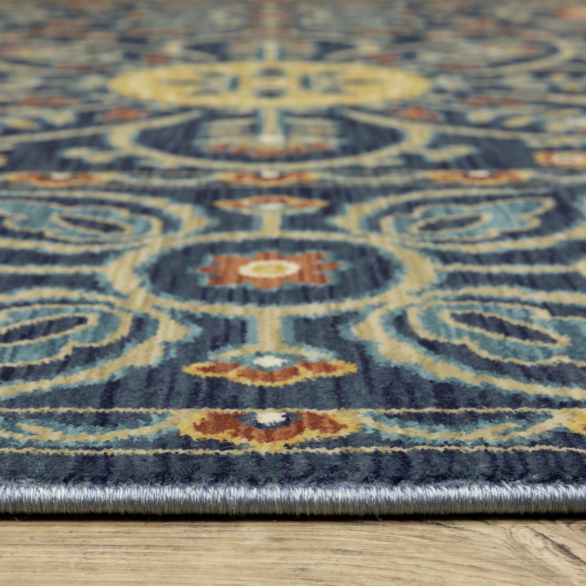 Oriental Weavers Francesca  Blue Orange Traditional