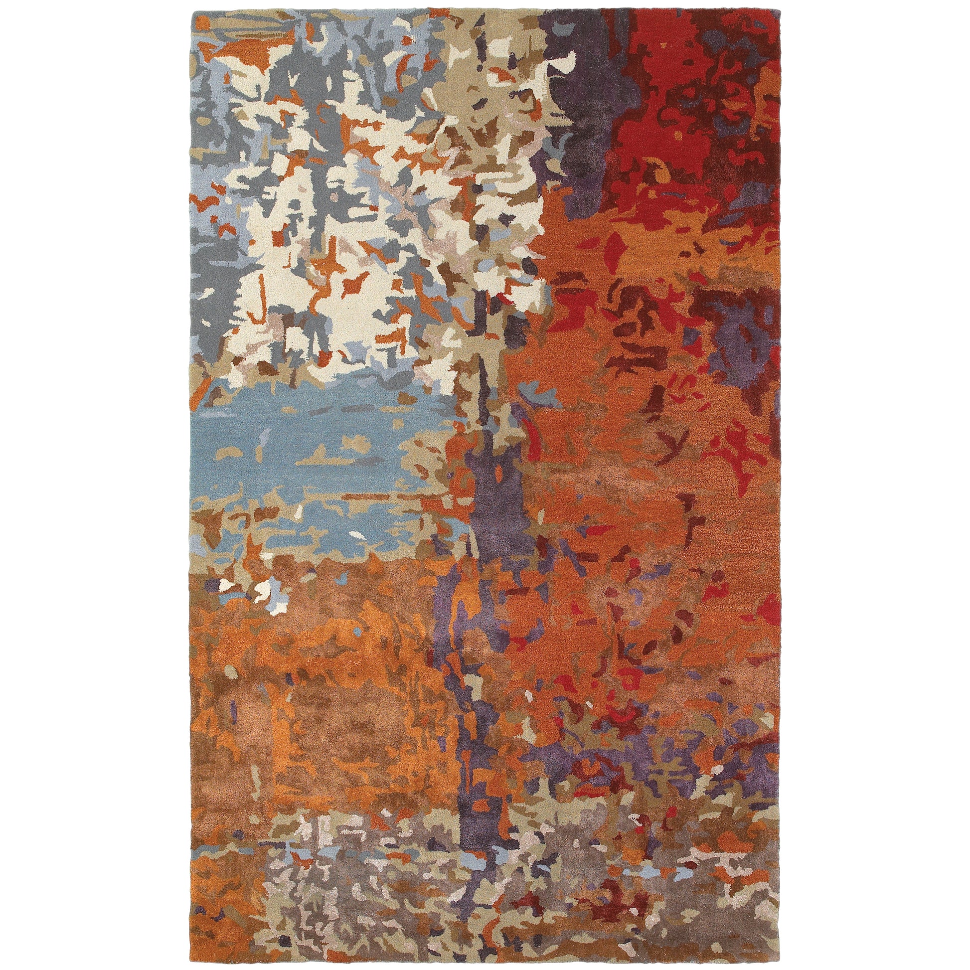 Oriental Weavers Galaxy  Multi Orange Industrial