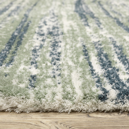 Oriental Weavers Galileo  Blue Green Industrial