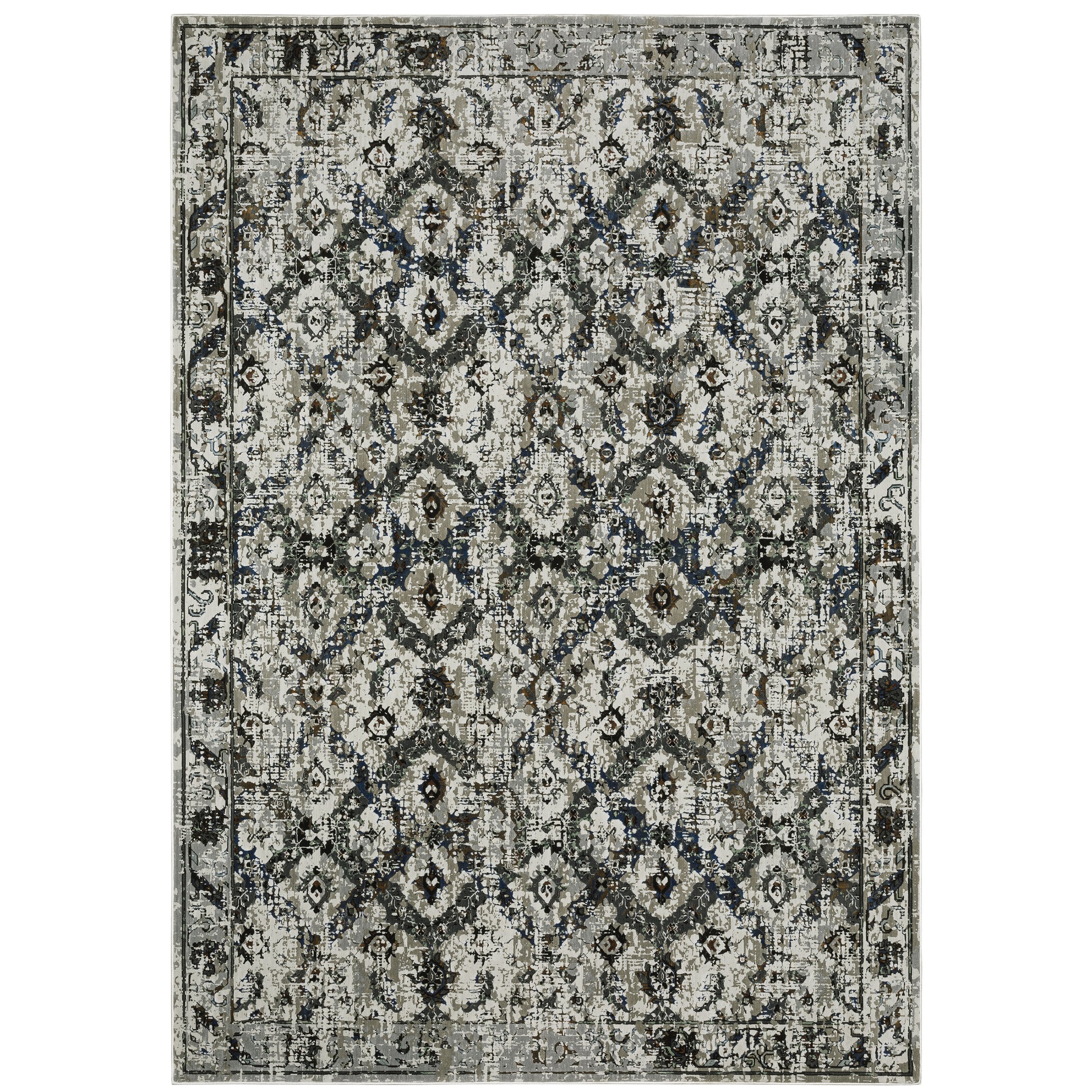 Oriental Weavers Gemini  Charcoal Grey Modern & Contemporary