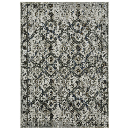Oriental Weavers Gemini  Charcoal Grey Modern & Contemporary
