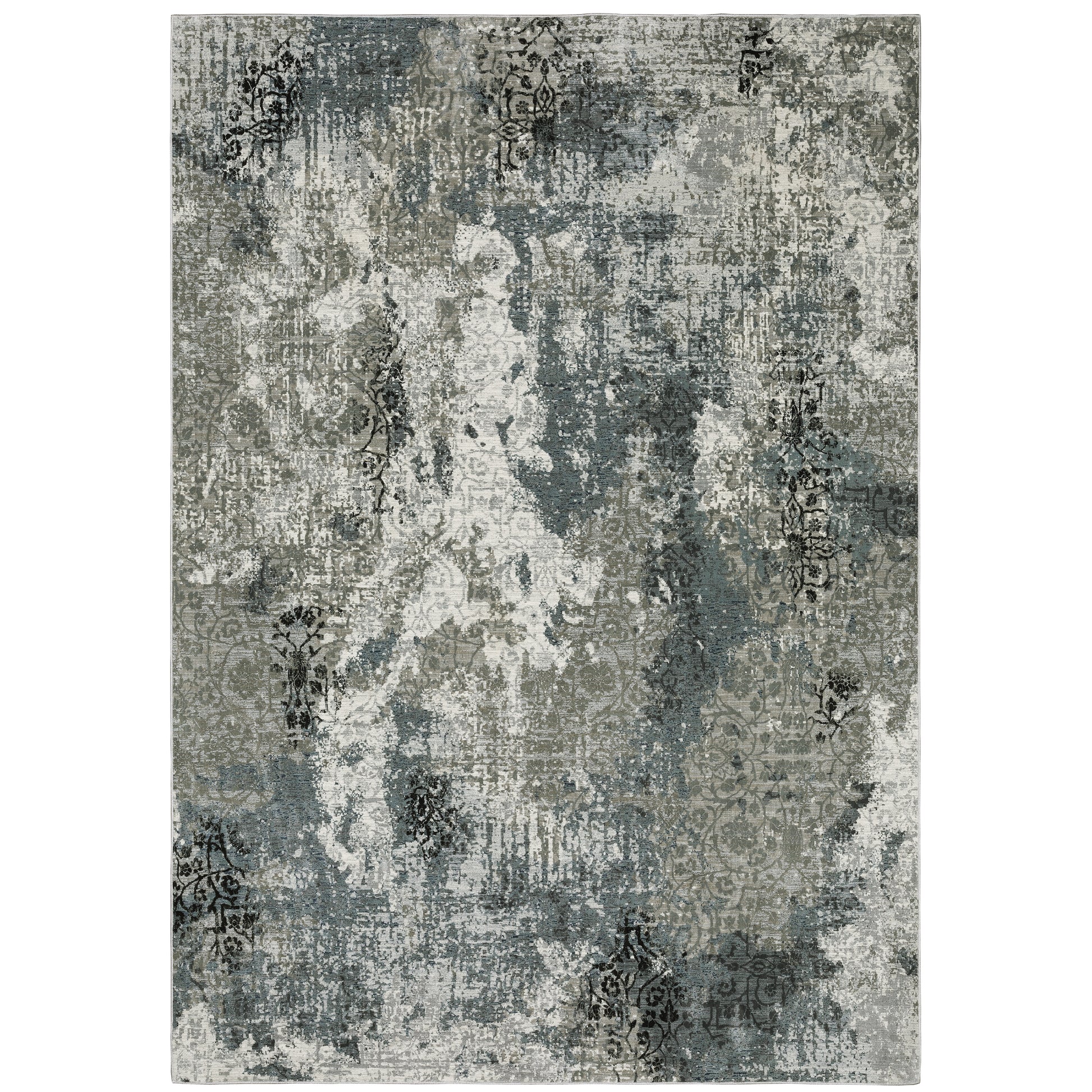 Oriental Weavers Gemini  Beige Blue Modern & Contemporary